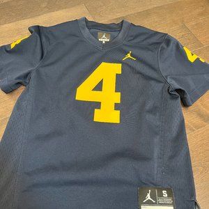 Michigan Nike Jordan 4 Jersey EUC Size Small YOUTH